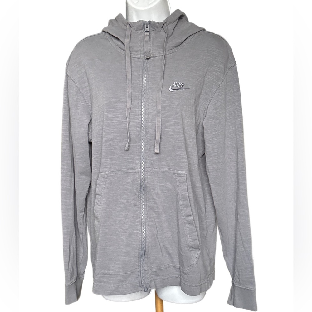 Nike Blue/Gray Full Zip Hoodie - Picture 1 of 6